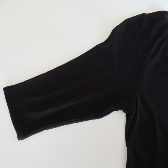 Elegant Silk Tunic Top with Sequin Glitz - Picture 6 of 8